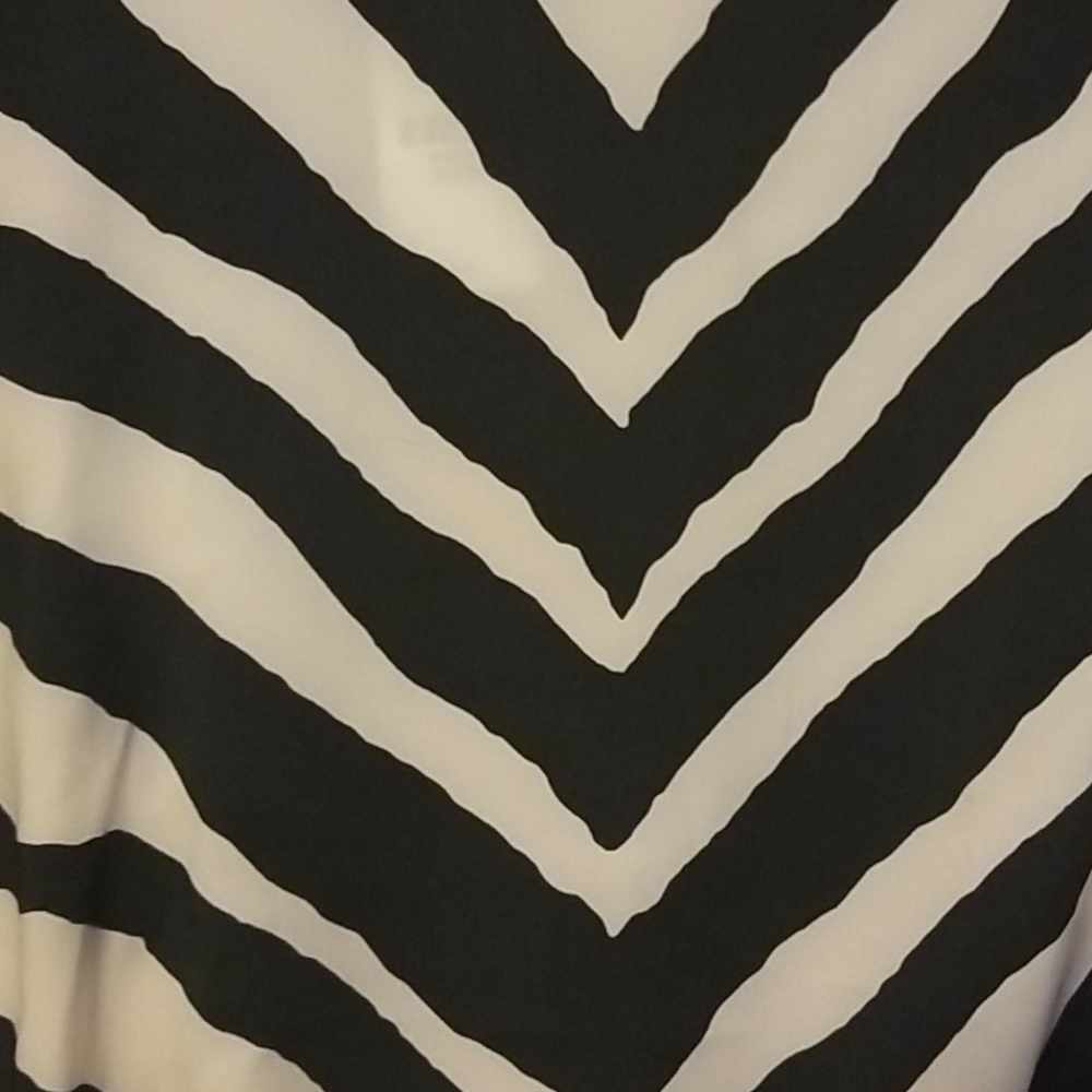 Express Zebra Print Top - Picture 2 of 6